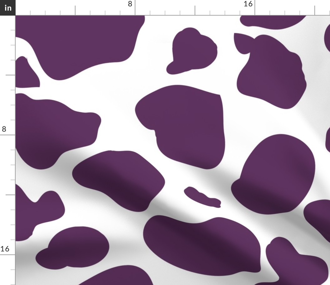 purple cow print