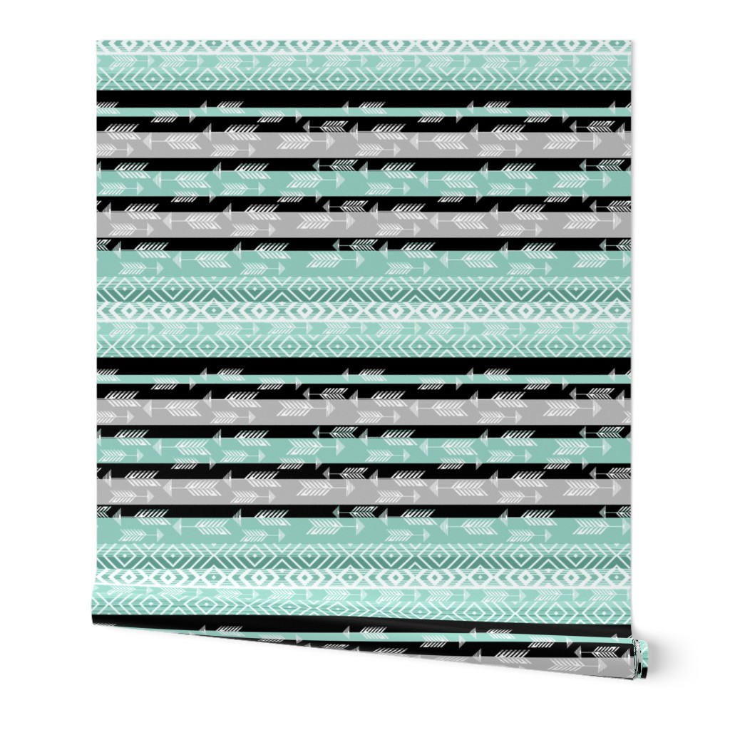 Arrows in Ethnic mint