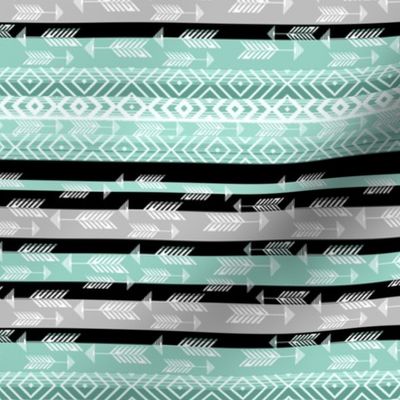 Arrows in Ethnic mint