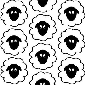 Fluffy Sheep Faces