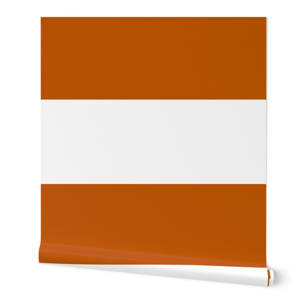 Spiced Pumpkin  and White ~ Stripe 