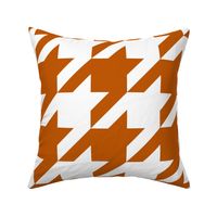 Spiced Pumpkin  and White ~ The Houndstooth Check 