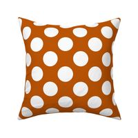 Spiced Pumpkin and White ~ Polkadot Reverse 