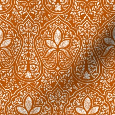 Spiced Pumpkin and White ~ Rajkumari Batik Reverse  