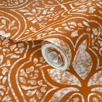 Spiced Pumpkin and White ~ Rajkumari Batik Reverse  