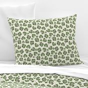 Lucky Shamrocks Irish Linen