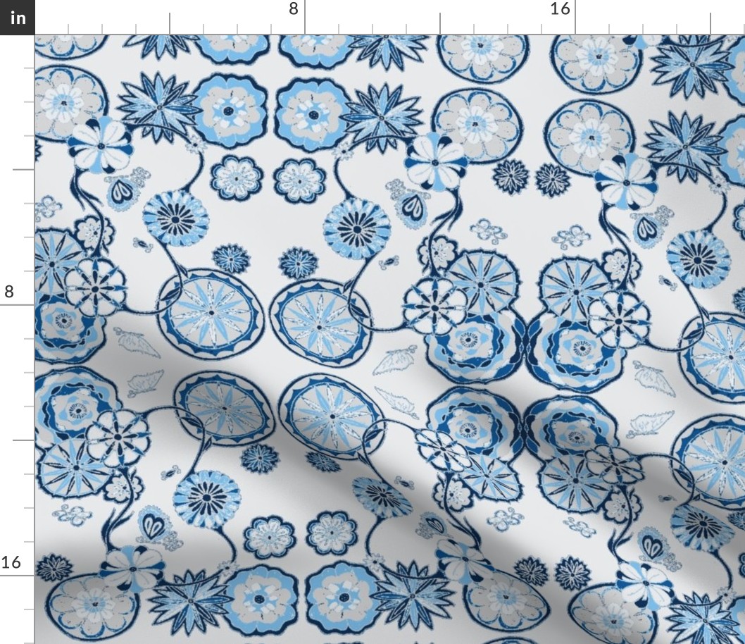 blue toile