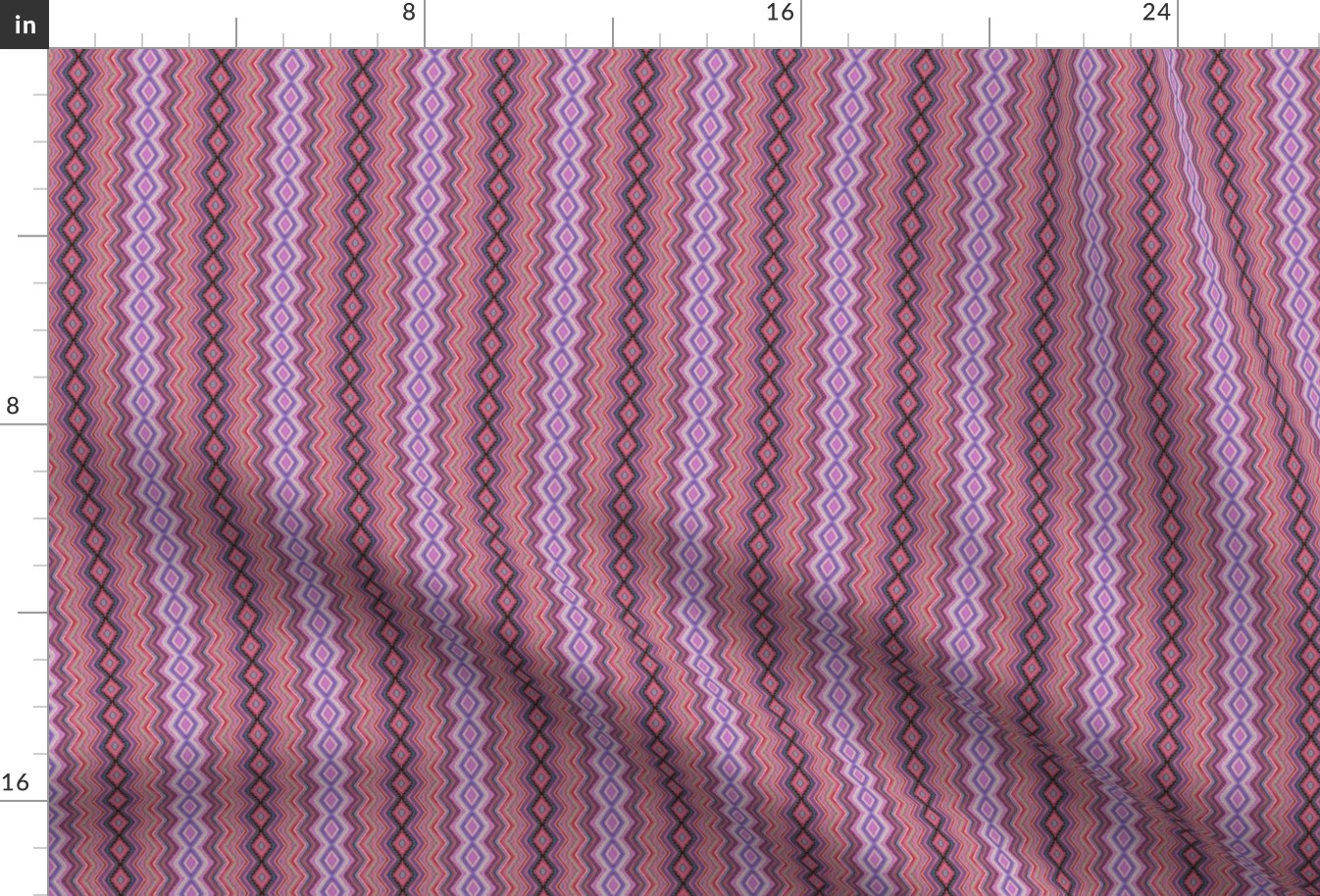 Violet zigzag pattern