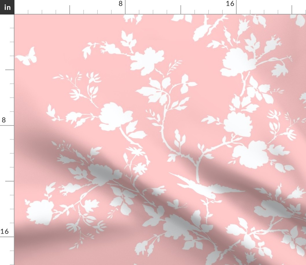 Ames Chinoiserie in peony pink