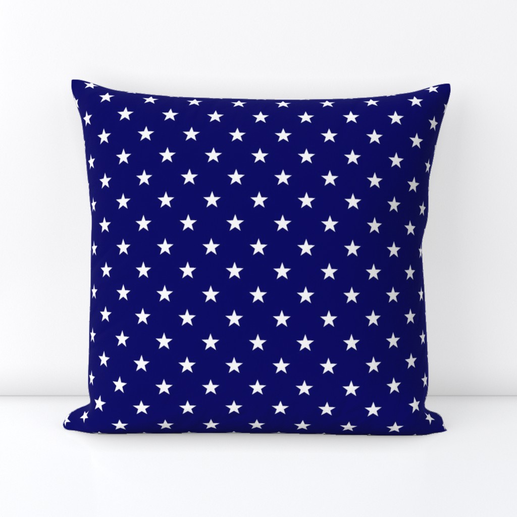 Patriotic American Flag Blue and White Stars remake