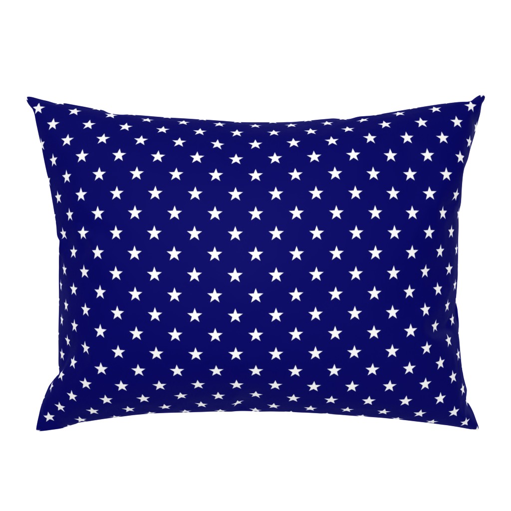 Patriotic American Flag Blue and White Stars remake