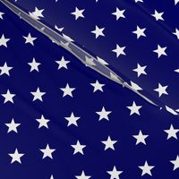 Patriotic American Flag Blue and White Stars remake