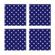 Patriotic American Flag Blue and White Stars remake