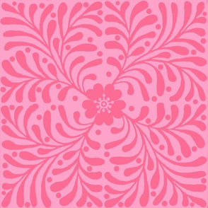 Floral Pink Quilt