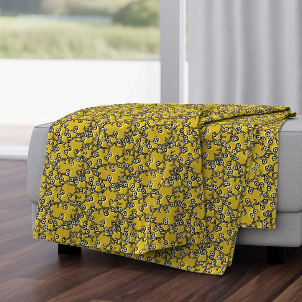 Folk Floral yellow