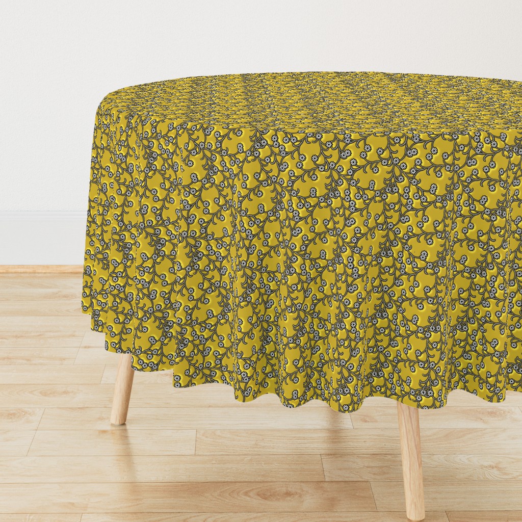 Folk Floral yellow