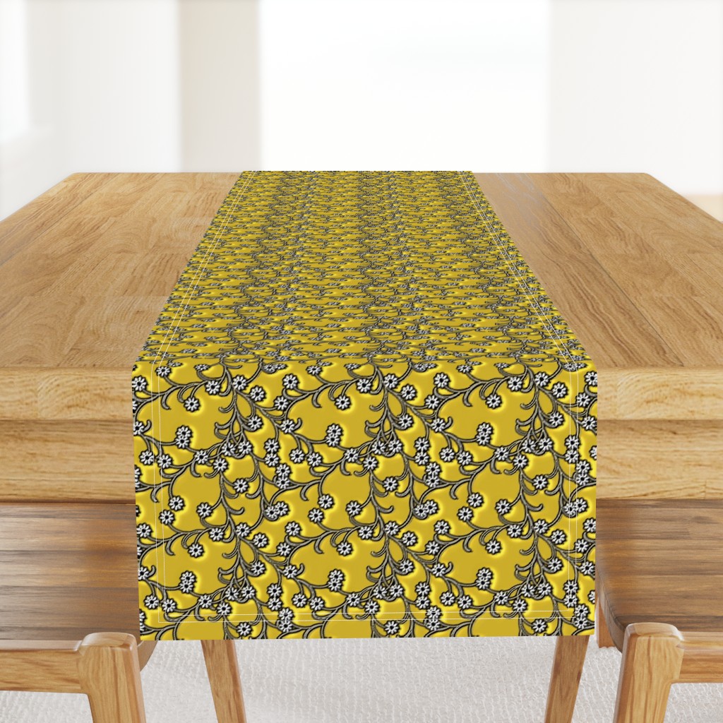 Folk Floral yellow