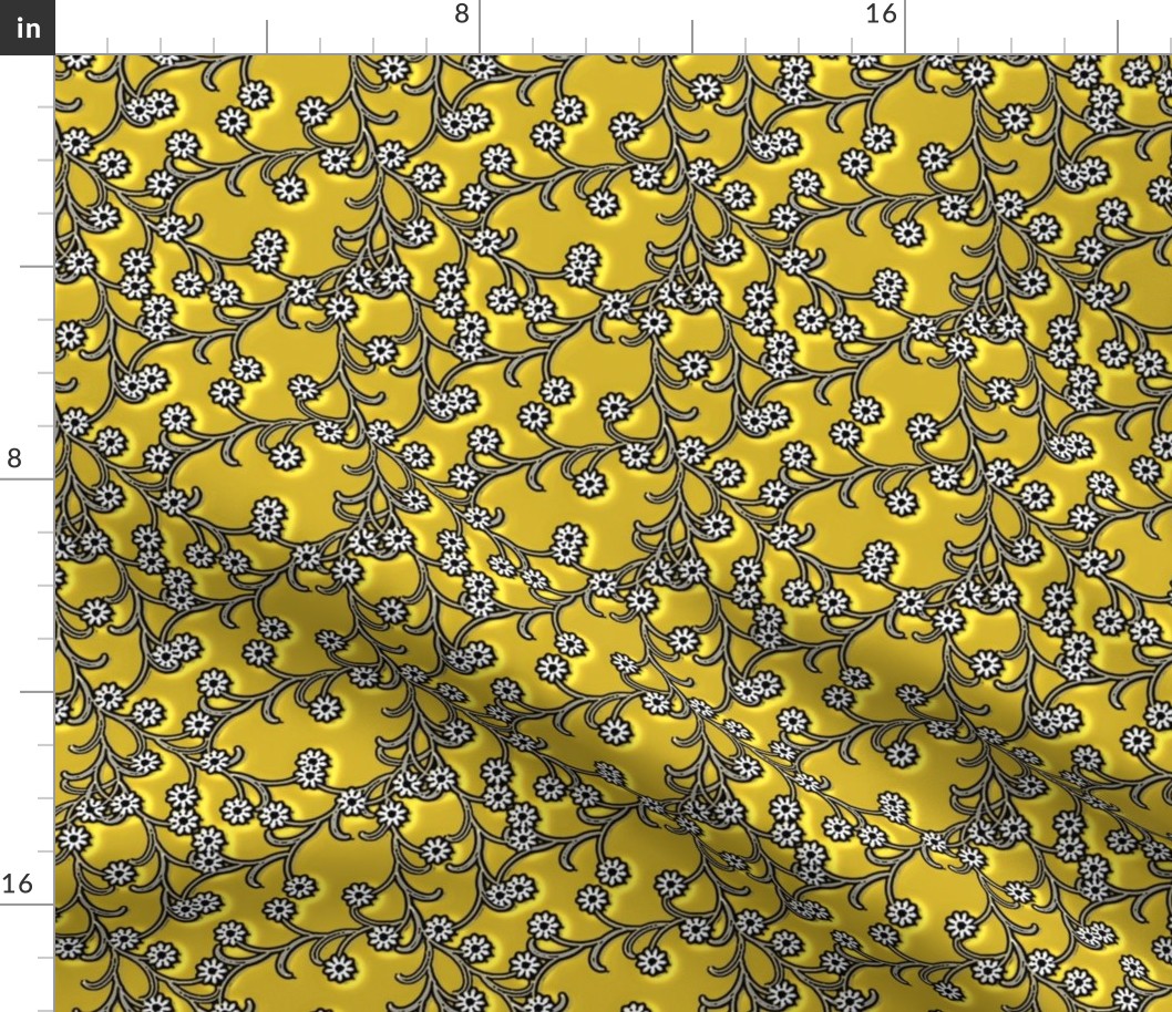 Folk Floral yellow