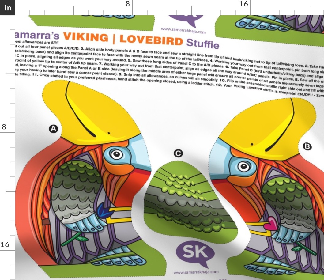Samarra's Viking | Lovebird Stuffie