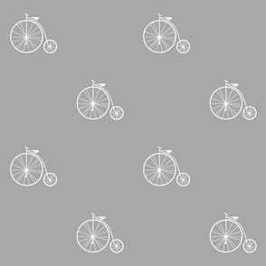 Penny farthing (gray)