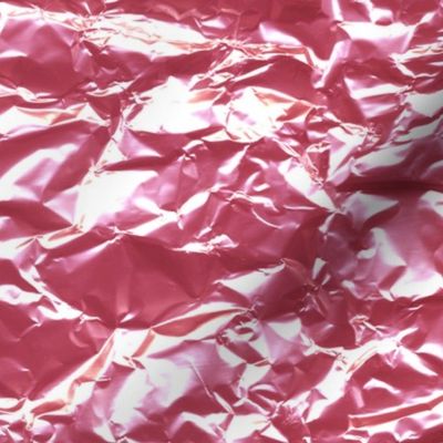 pink foil candy wrapper- ELH