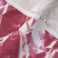 pink foil candy wrapper- ELH