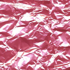 pink foil candy wrapper- ELH