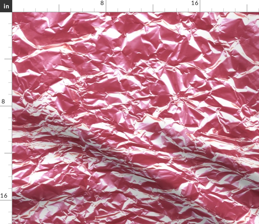 pink foil candy wrapper- ELH