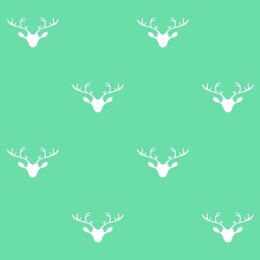 Deer heads (mint)