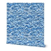 blue foil candy wrapper- ELH