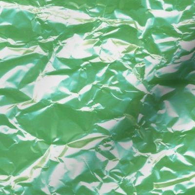 green foil candy wrapper- ELH