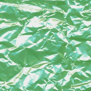 green foil candy wrapper- ELH