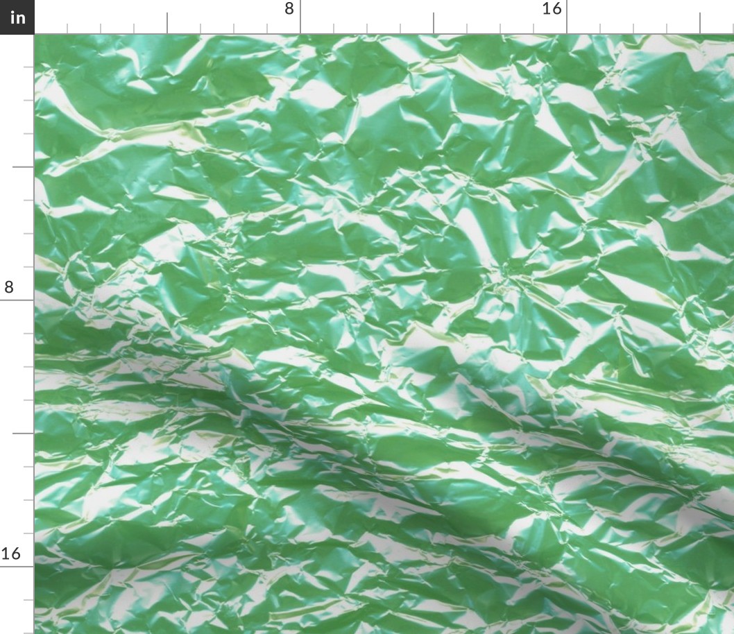 green foil candy wrapper- ELH