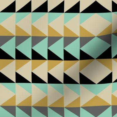 Triangle Stripes - Mint