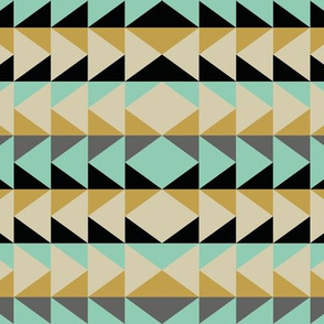 Triangle Stripes - Mint