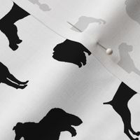 Mod-Dog Silhouettes Black on White Small Scale