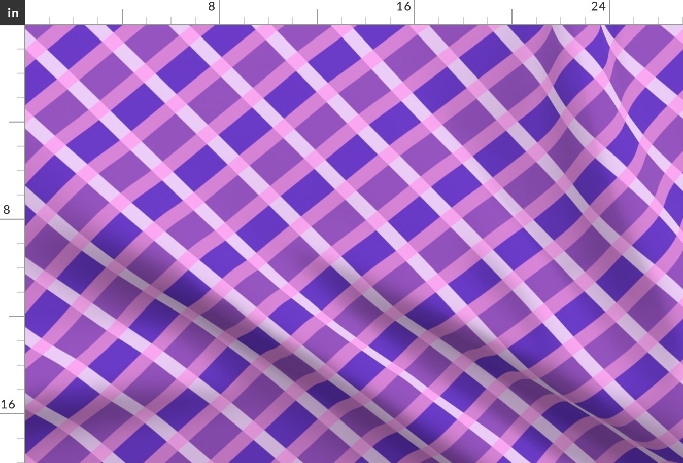 Spicy Purple Gingham