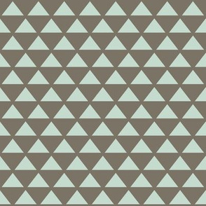 mocha soft mint triangles simple