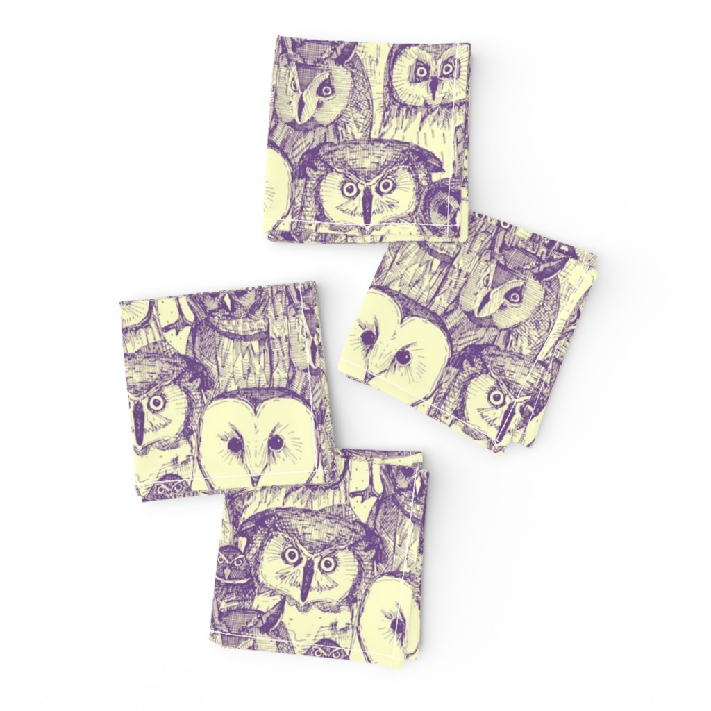 just owls purple cream