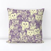 just owls purple cream