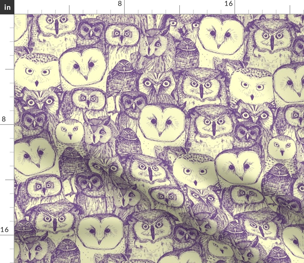 just owls purple cream