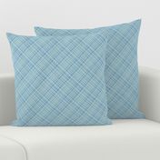 blue soft mint diagonal grid