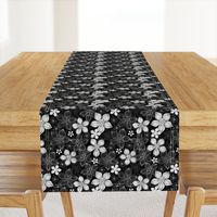 Tropic Floral Black and White