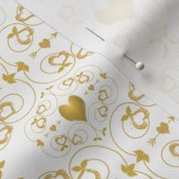 Golden Heart Damask