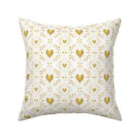 Golden Heart Damask