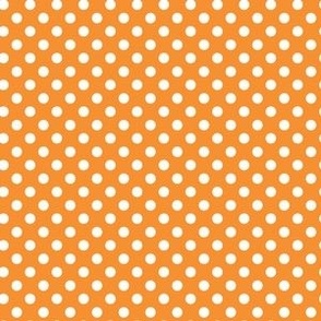 Polka Dot Print, Orange
