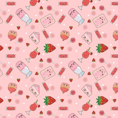 Kawaii Fabric, Wallpaper and Home Decor | Spoonflower