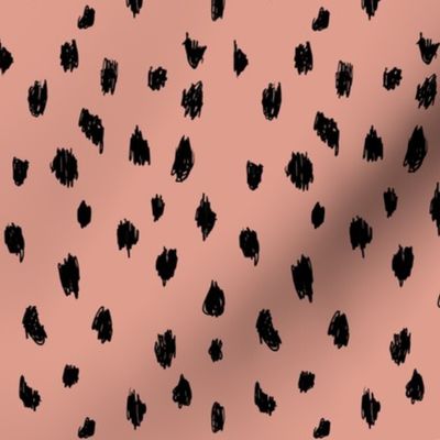 Seeing Spots In Smoked Salmon by elliottdesignfactory Animal Print Duvet Cover Spots  Cotton Sateen Duvet Cover Bedding by Spoonflower