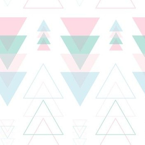 Mod Pastel Triangle Pendants
