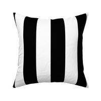 5th Avenue Stripe No. 2 in Black and White Onyx